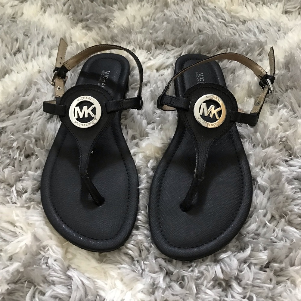 black Michael Kors sandals